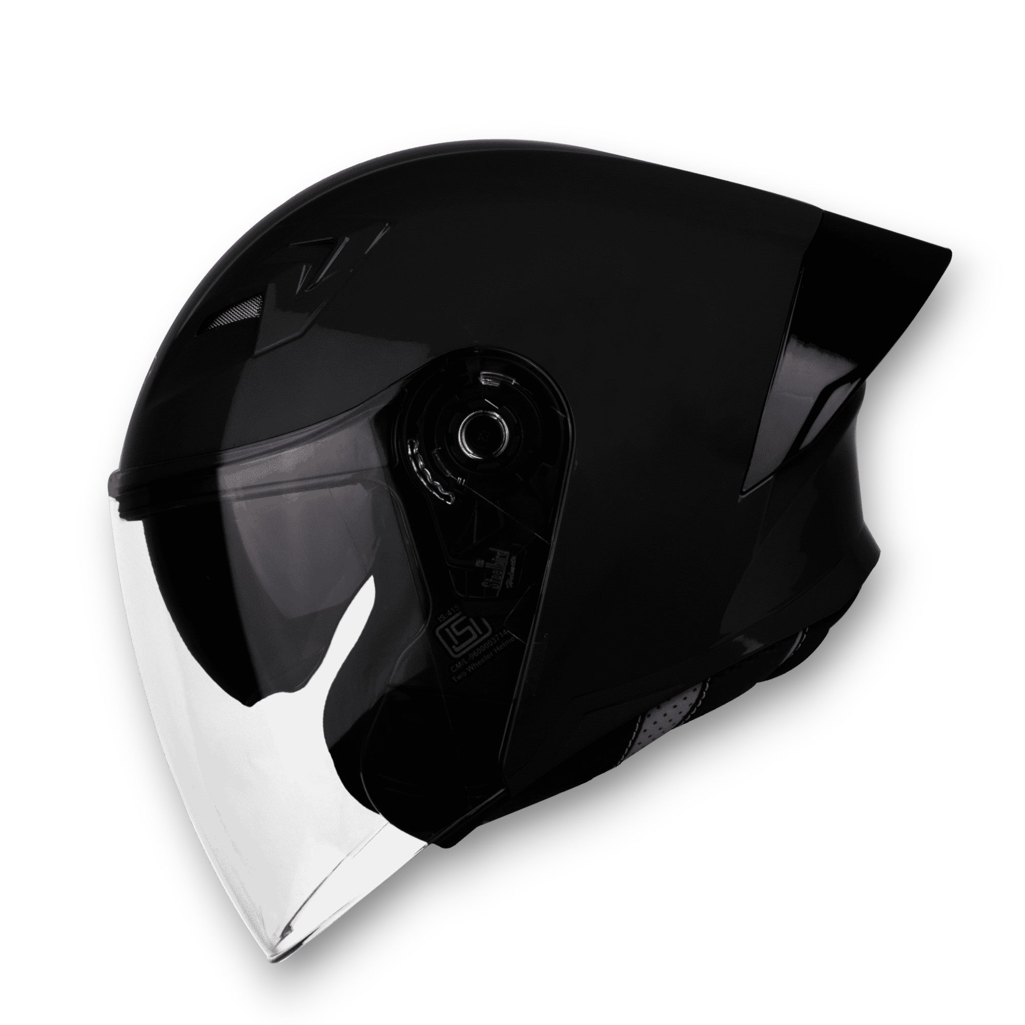 gloss black sba helmet
