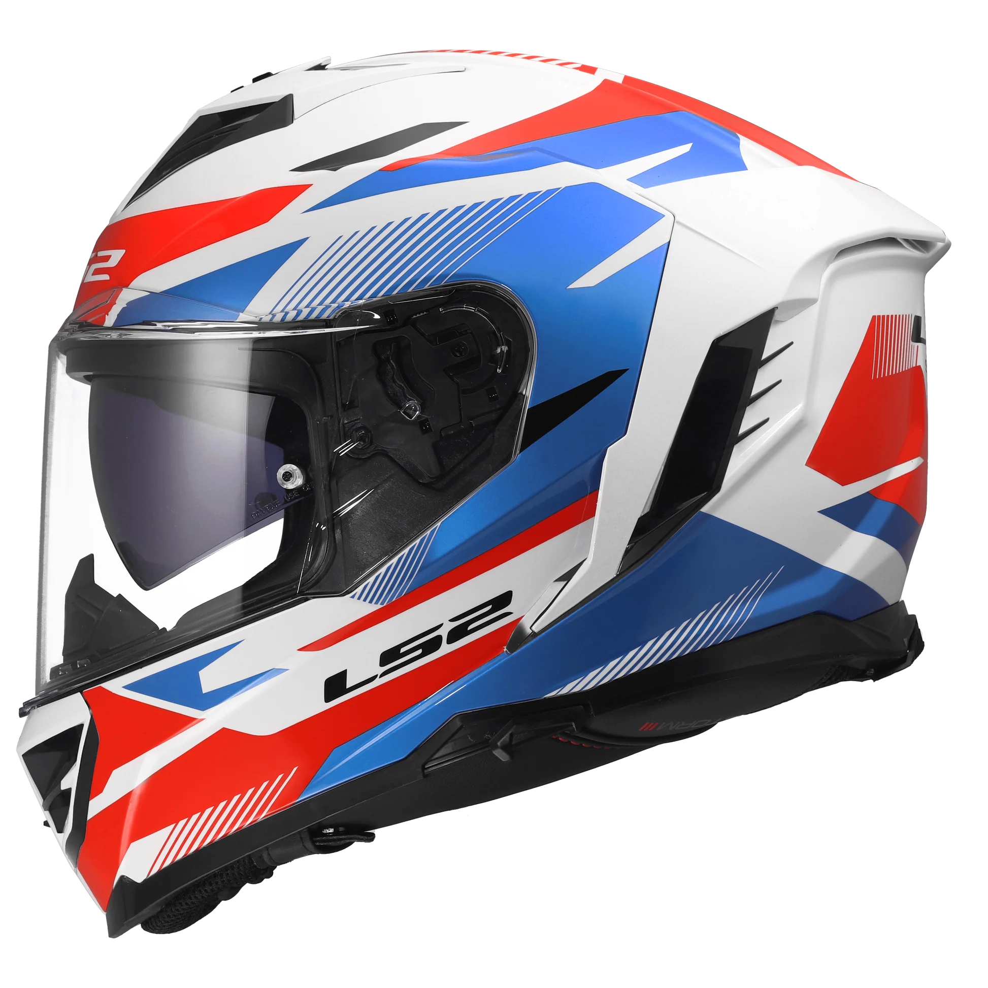 LS2 FF818 STORM III KOMAI WHITE BLUE RED – Arihant Helmets