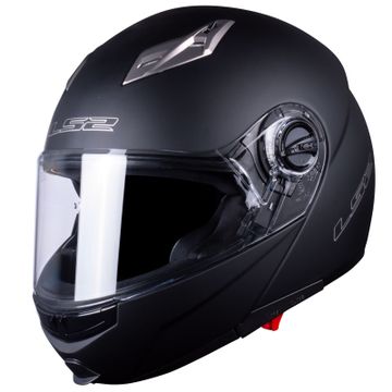 ls2 flip up helmets india LS2 FF386 FLIP UP SOLID MATT BLACK HELMET – Arihant Helmets