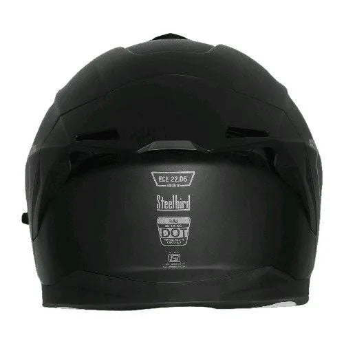STEELBIRD SBA 120 FIGHTER ECE GLOSS BLACK HELMET