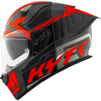 KYT R2R Pro Octane Gloss Black Red Helmet