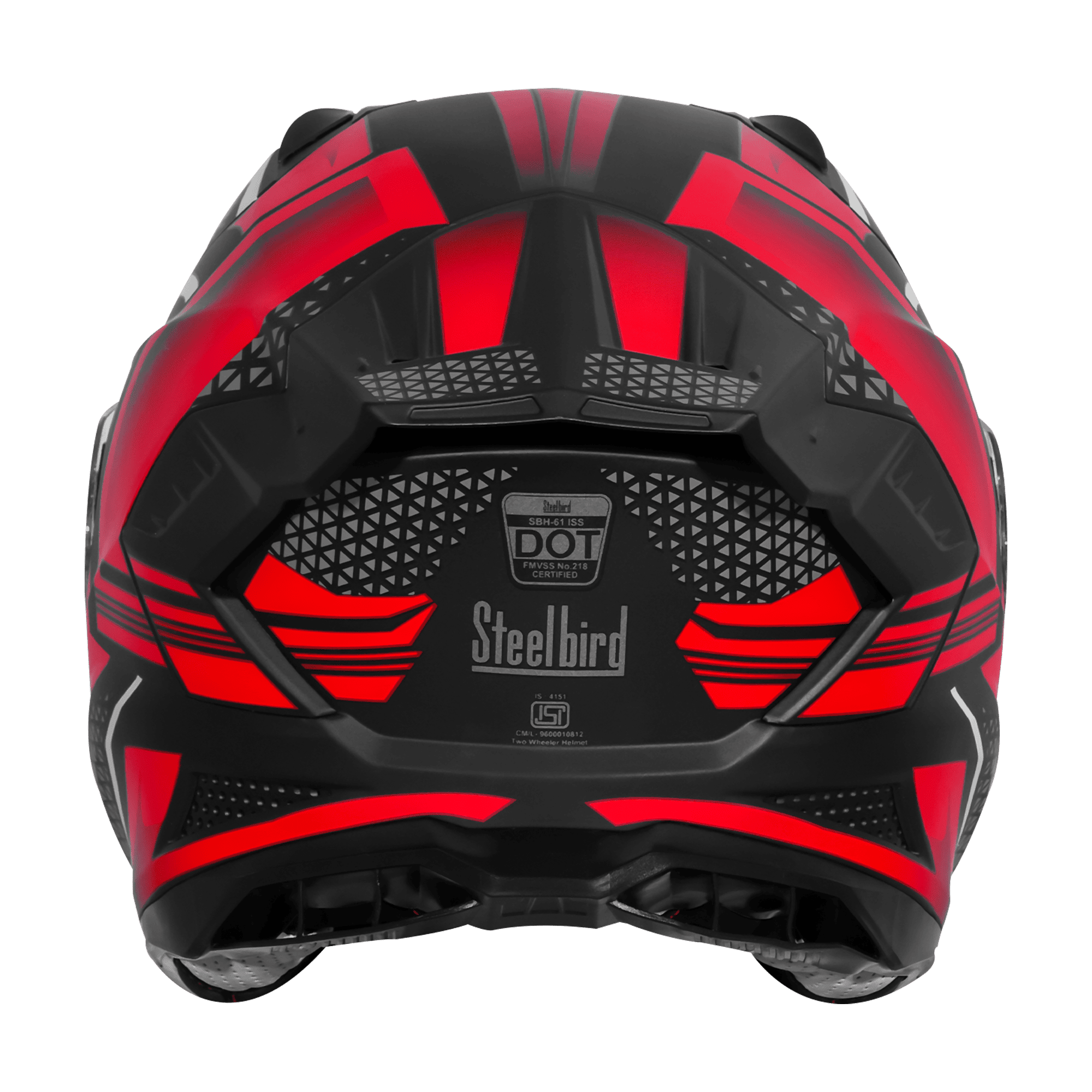 STEELBIRD SXE TPE EDITION ST3 GLOSS BLACK RED- SBH 61