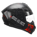 AXXIS DRAKEN S MAORI DEVIL HELMET ( Red )