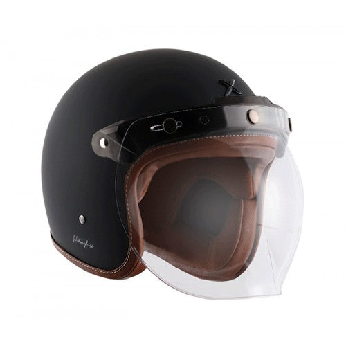 AXOR RETRO JET HELMET DULL BLACK 2