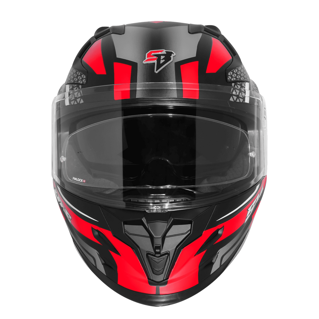 STEELBIRD SXE TPE EDITION ST3 GLOSS BLACK RED- SBH 61