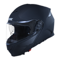 SMK Gullwing Unicolor Helmet ( Matt Black )