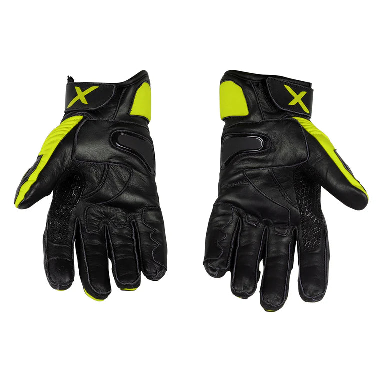Axor Spyder Riding Gloves - Black Neon