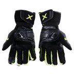 Axor Gator Riding Gloves - Black Neon