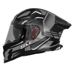 STEELBIRD SXE TPE EDITION ST3 GLOSS BLACK GREY- SBH 61