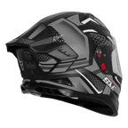 STEELBIRD SXE TPE EDITION ST3 GLOSS BLACK GREY- SBH 61