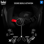STEELBIRD FIGHTER BASS X BLUETOOTH HELMET - GLOSS BLACK