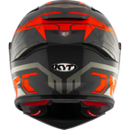 KYT R2R Pro Octane Gloss Black Red Helmet