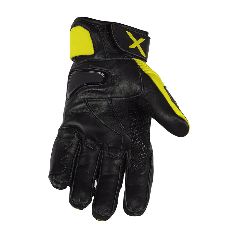 Axor Spyder Riding Gloves - Black Neon