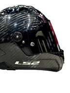 LS2 FF805 AERO GP THUNDER CARBON BLACK - GLOSS