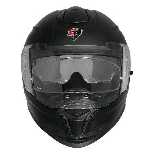 STEELBIRD SBA 120 FIGHTER ECE GLOSS BLACK HELMET