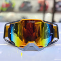 MX-Offroad Goggles : Orange with Grey