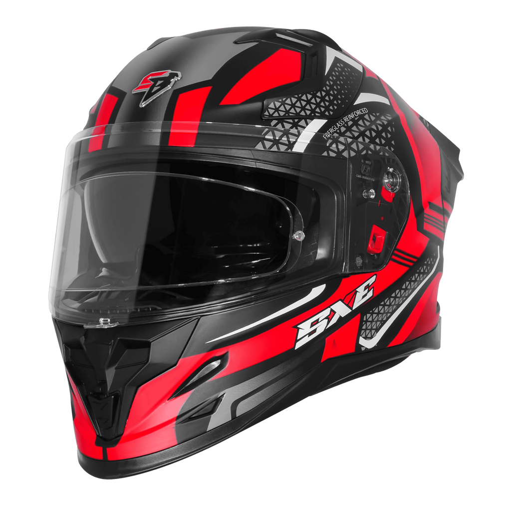 STEELBIRD SXE TPE EDITION ST3 GLOSS BLACK RED- SBH 61