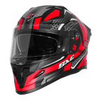STEELBIRD SXE TPE EDITION ST3 GLOSS BLACK RED- SBH 61