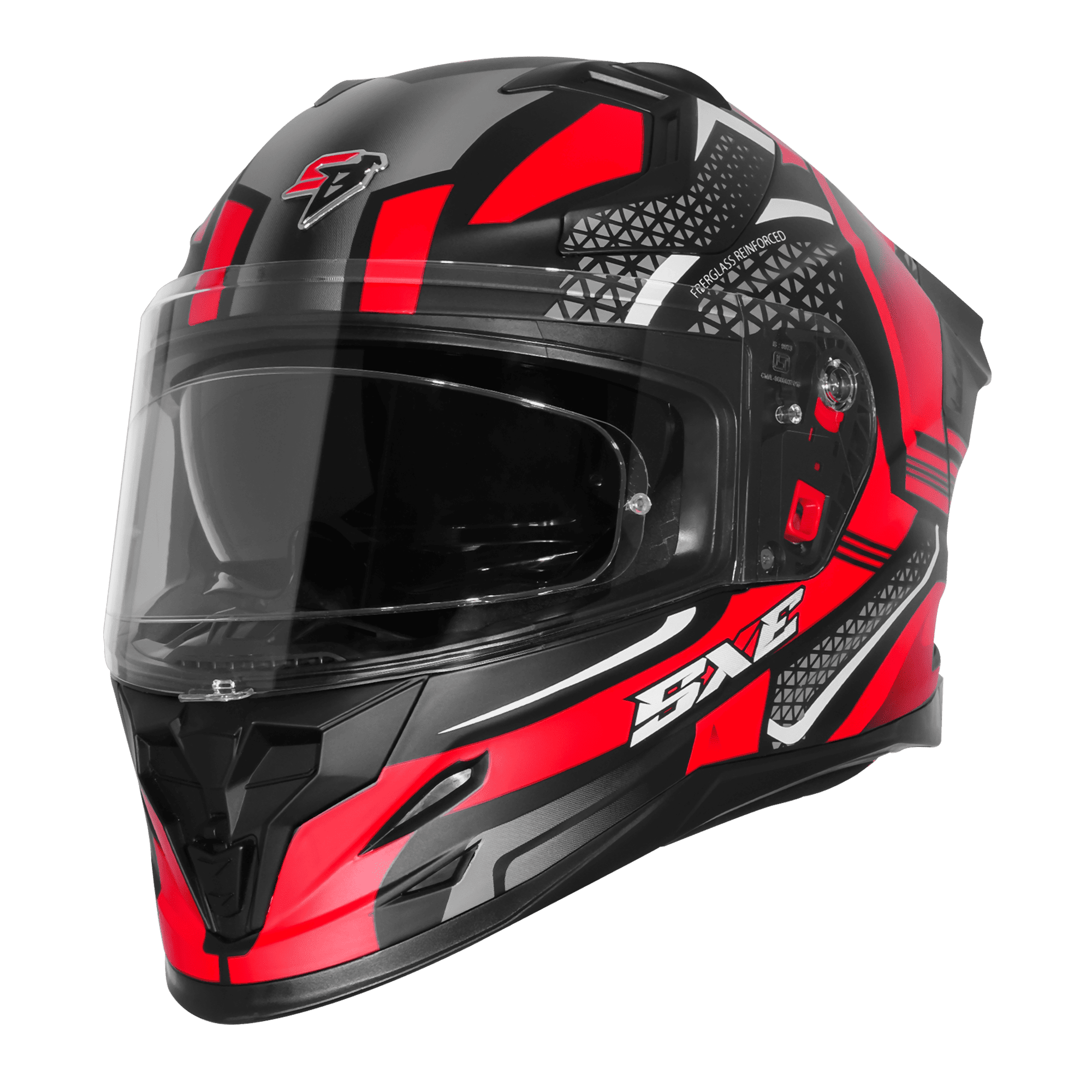 STEELBIRD SXE TPE EDITION ST3 GLOSS BLACK RED- SBH 61