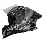 STEELBIRD SXE TPE EDITION ST3 GLOSS BLACK GREY- SBH 61