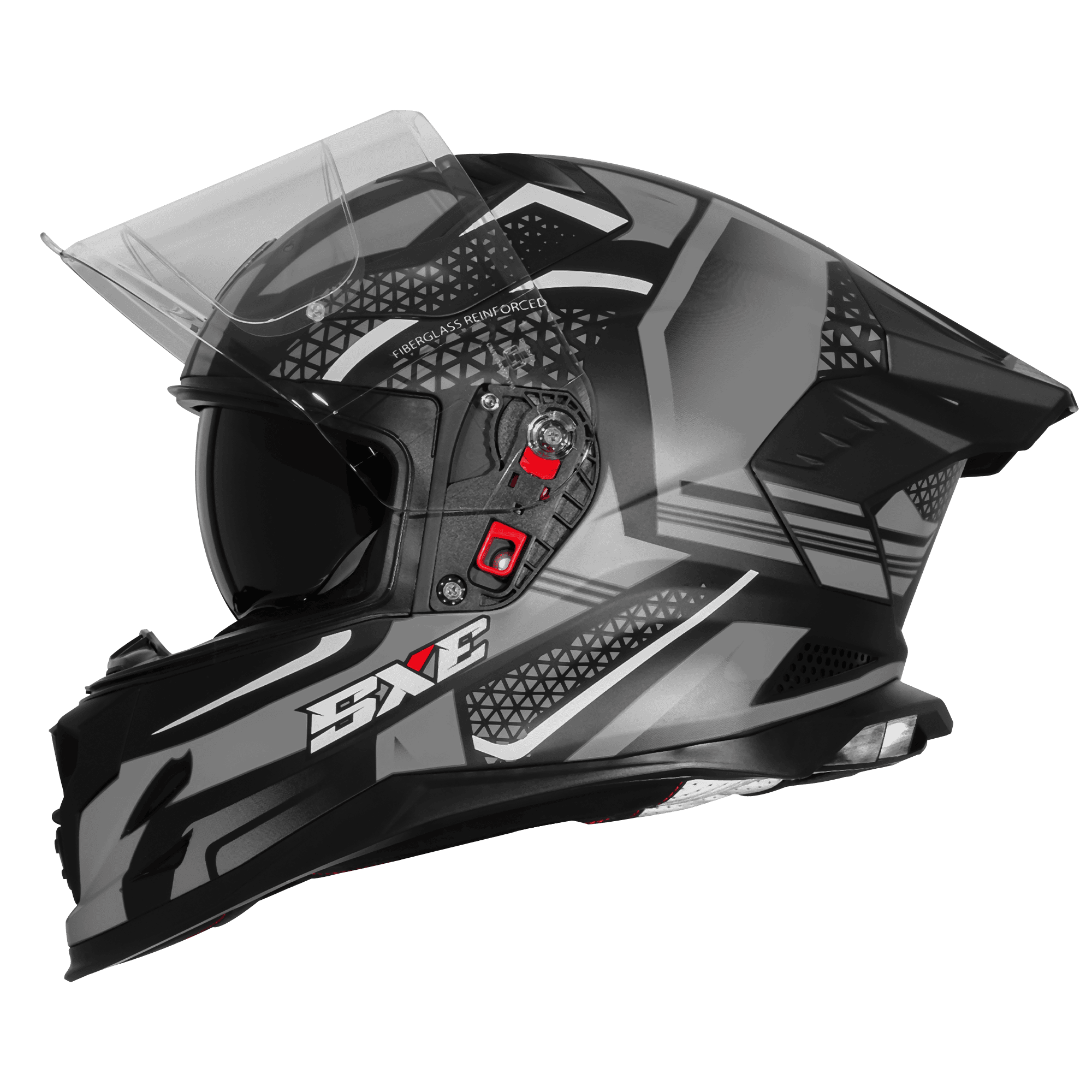 STEELBIRD SXE TPE EDITION ST3 GLOSS BLACK GREY- SBH 61