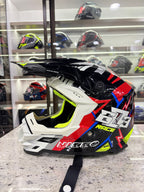 Nikko Motocross Helmet - Gloss Black Red (Q.C Aproved)