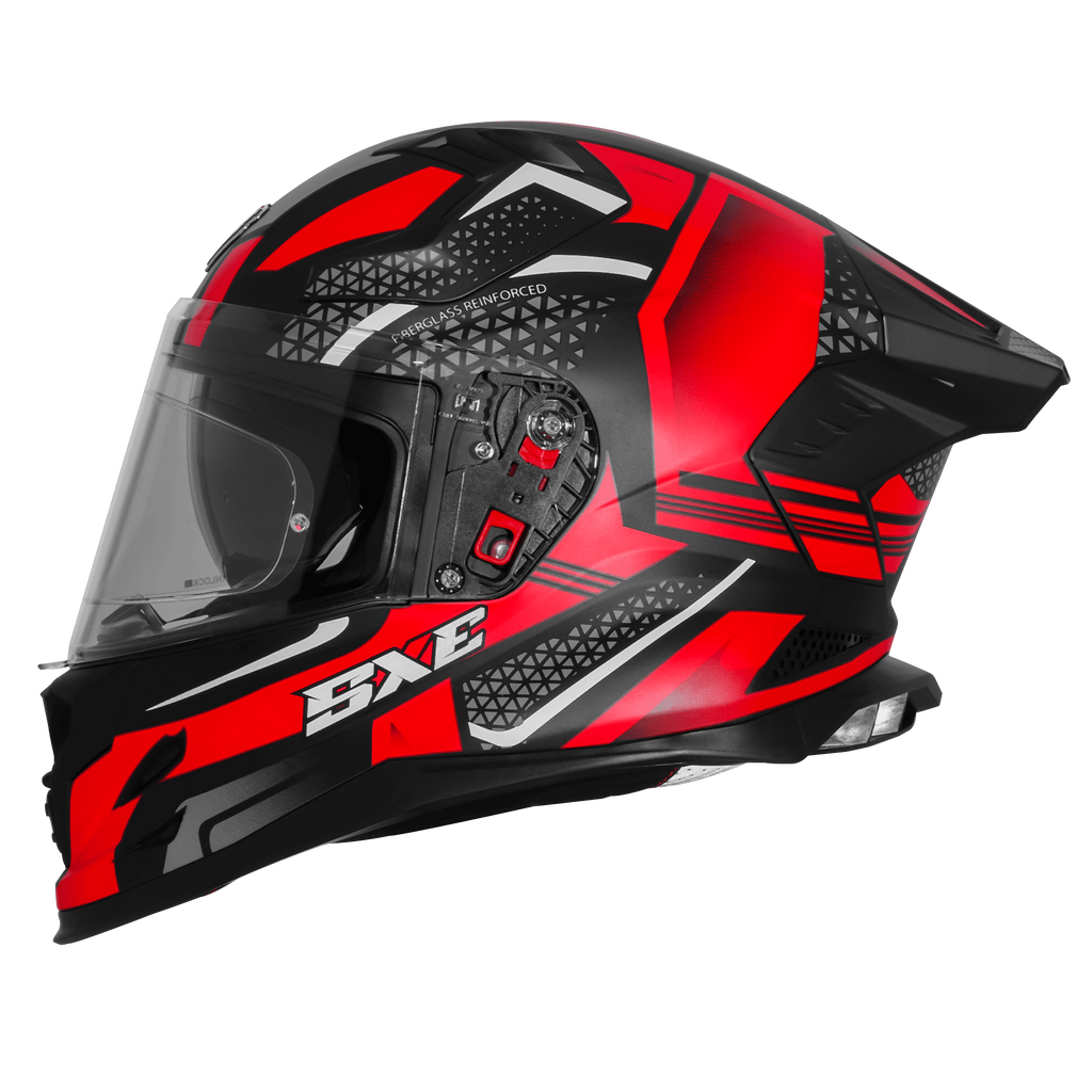 STEELBIRD SXE TPE EDITION ST3 GLOSS BLACK RED- SBH 61