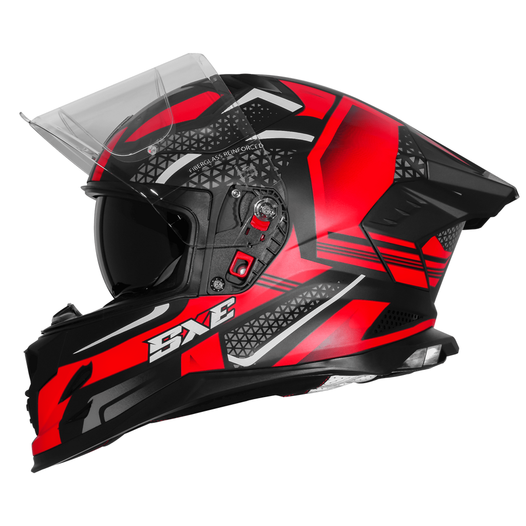 STEELBIRD SXE TPE EDITION ST3 GLOSS BLACK RED- SBH 61