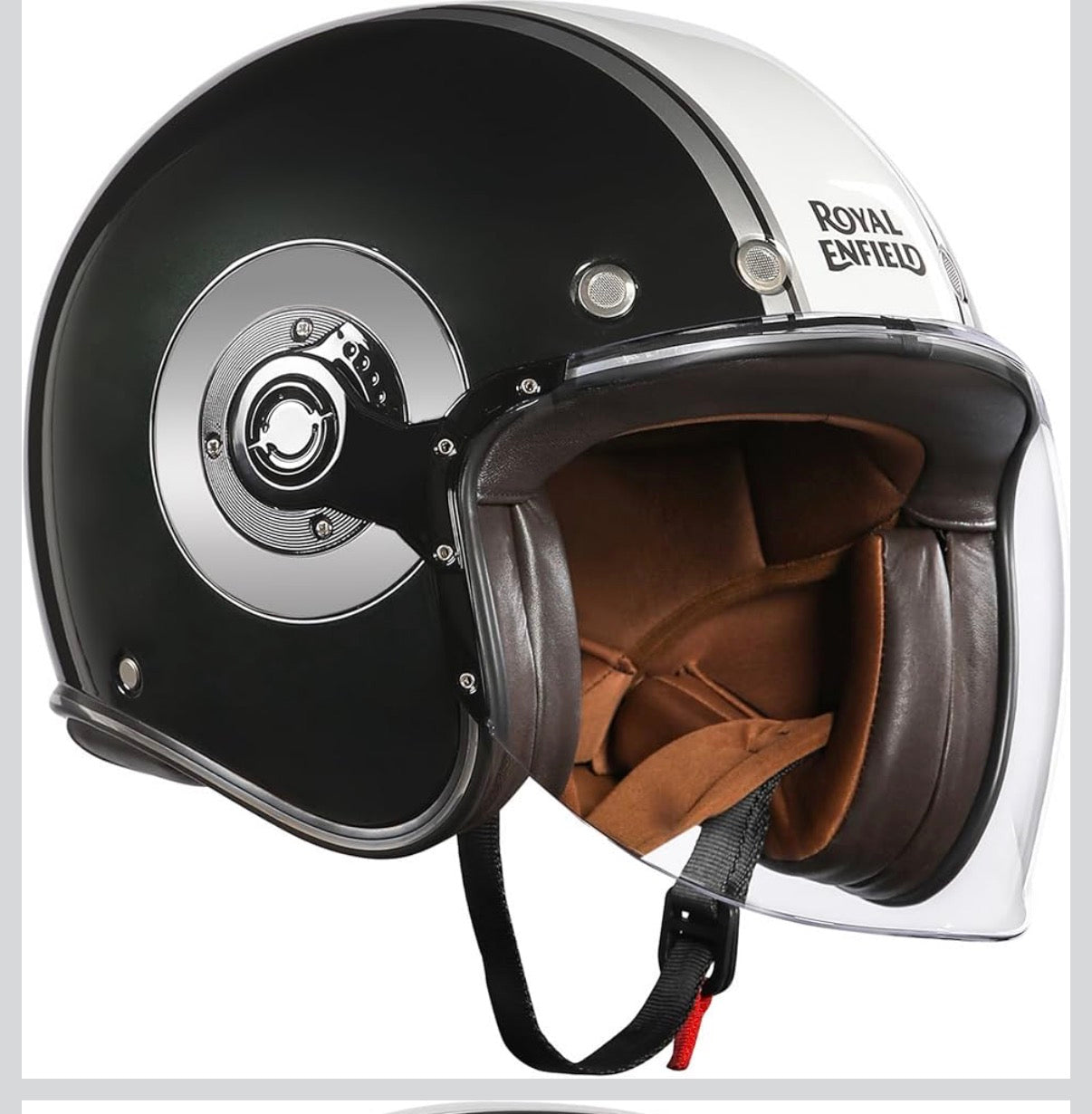ROYAL ENFIELD SPIRIT OPEN FACE HELMET VISOR - CLEAR