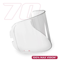 SMK TITAN PINLOCK 70 100% Max vision (ANTIFOG)-CLEAR (Copy)