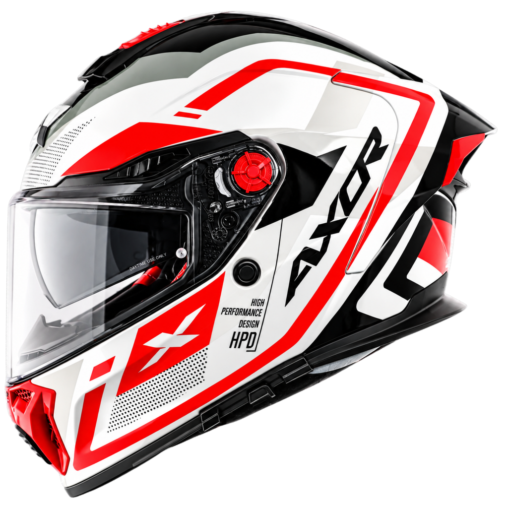 AXOR AGERA STARRY GLOSS WHITE RED HELMET