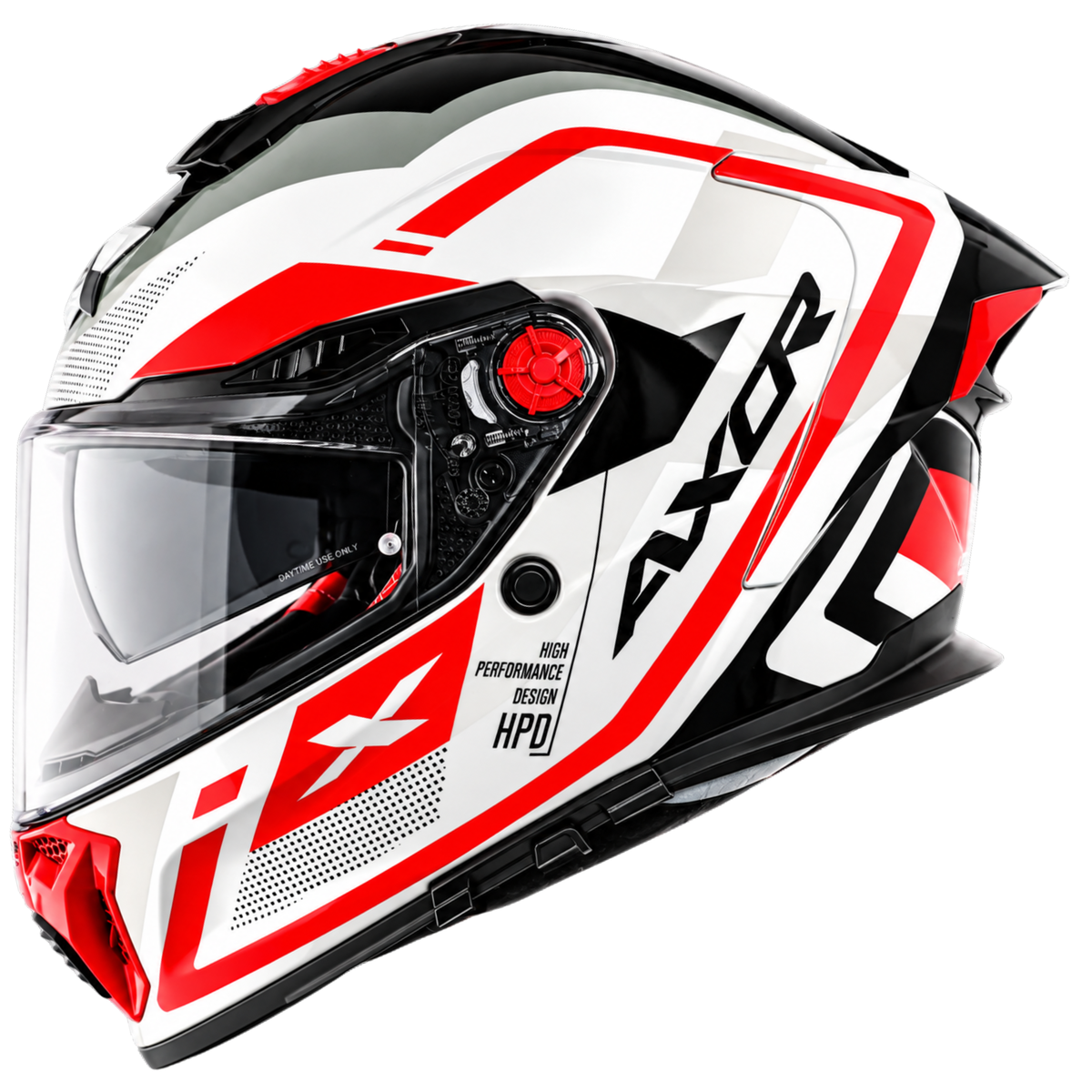 AXOR AGERA STARRY GLOSS WHITE RED HELMET