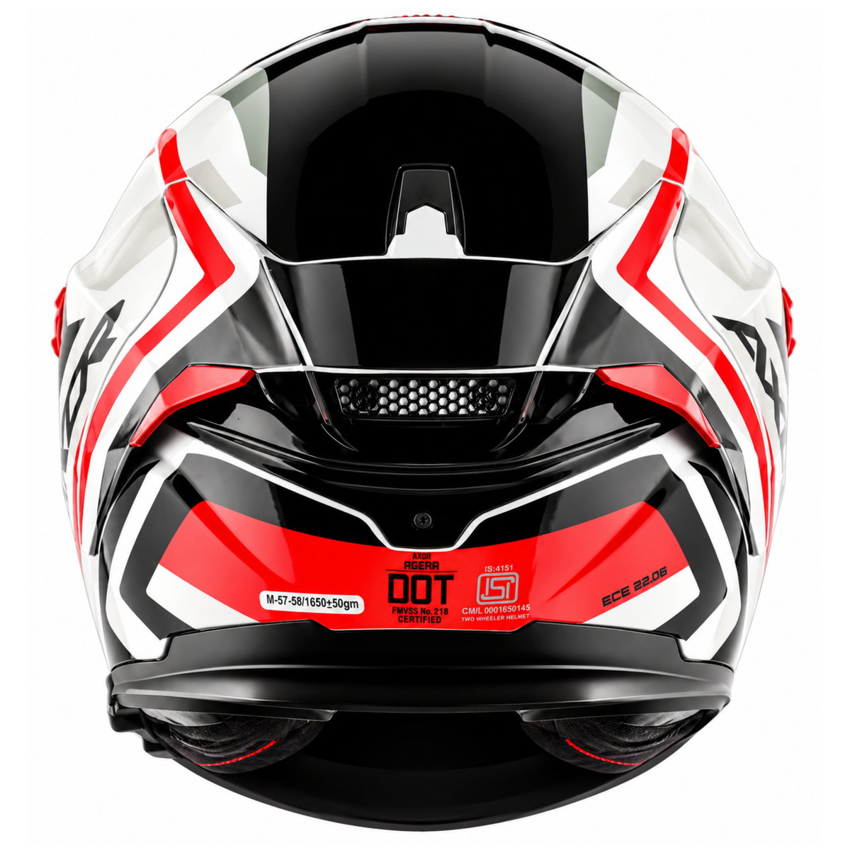 AXOR AGERA STARRY GLOSS WHITE RED HELMET