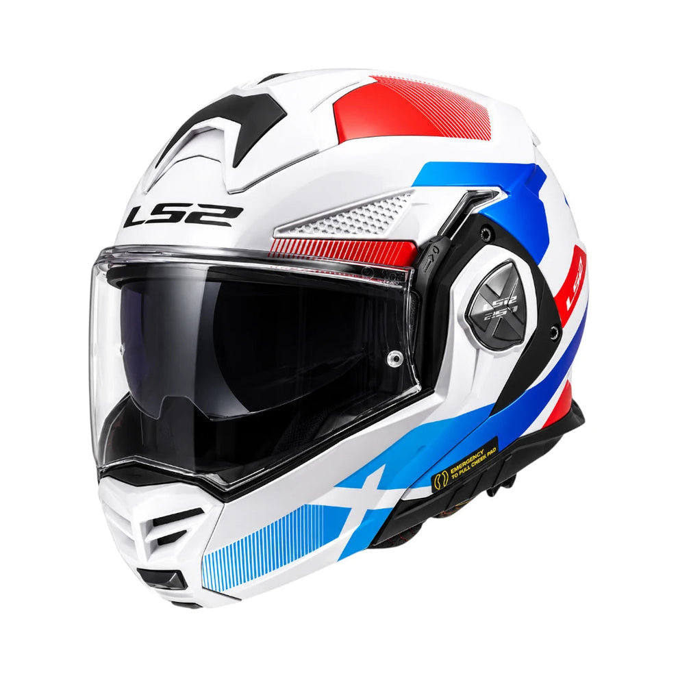 LS2 FF901 ADVANT X NOVA HPFC GLOSS WHITE BLUE RED HELMET