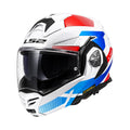 LS2 FF901 ADVANT X NOVA HPFC GLOSS WHITE BLUE RED HELMET