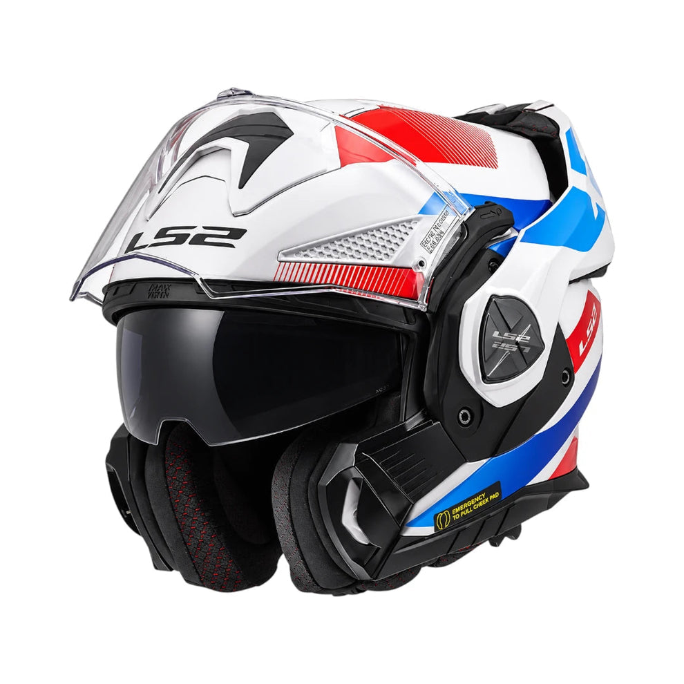 LS2 FF901 ADVANT X NOVA HPFC GLOSS WHITE BLUE RED HELMET