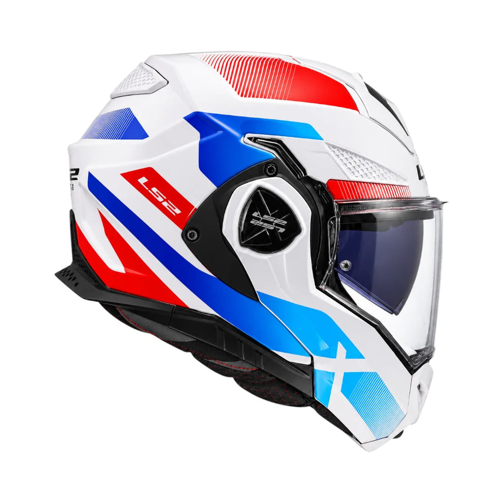 LS2 FF901 ADVANT X NOVA HPFC GLOSS WHITE BLUE RED HELMET