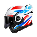 LS2 FF901 ADVANT X NOVA HPFC GLOSS WHITE BLUE RED HELMET