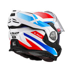 LS2 FF901 ADVANT X NOVA HPFC GLOSS WHITE BLUE RED HELMET