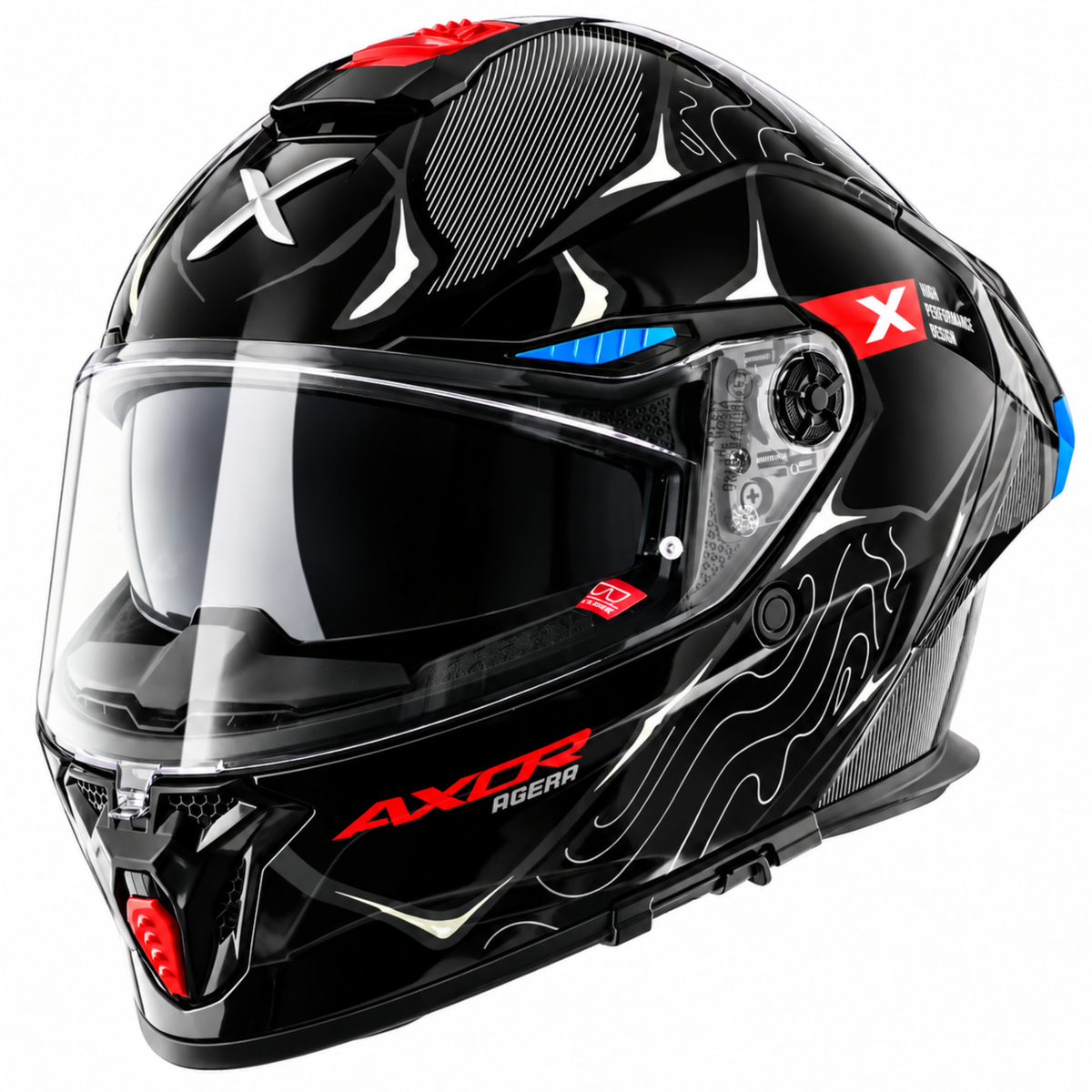 AXOR AGERA RAIZ GLOSS BLACK  GREY HELMET