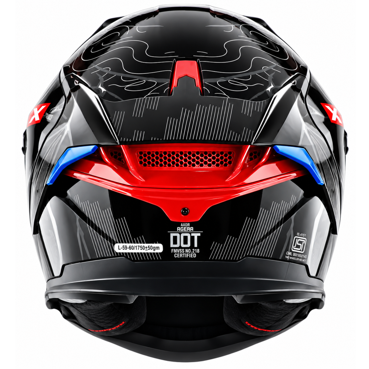 AXOR AGERA RAIZ GLOSS BLACK  GREY HELMET