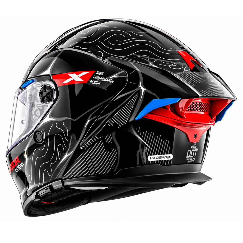 AXOR AGERA RAIZ GLOSS BLACK  GREY HELMET