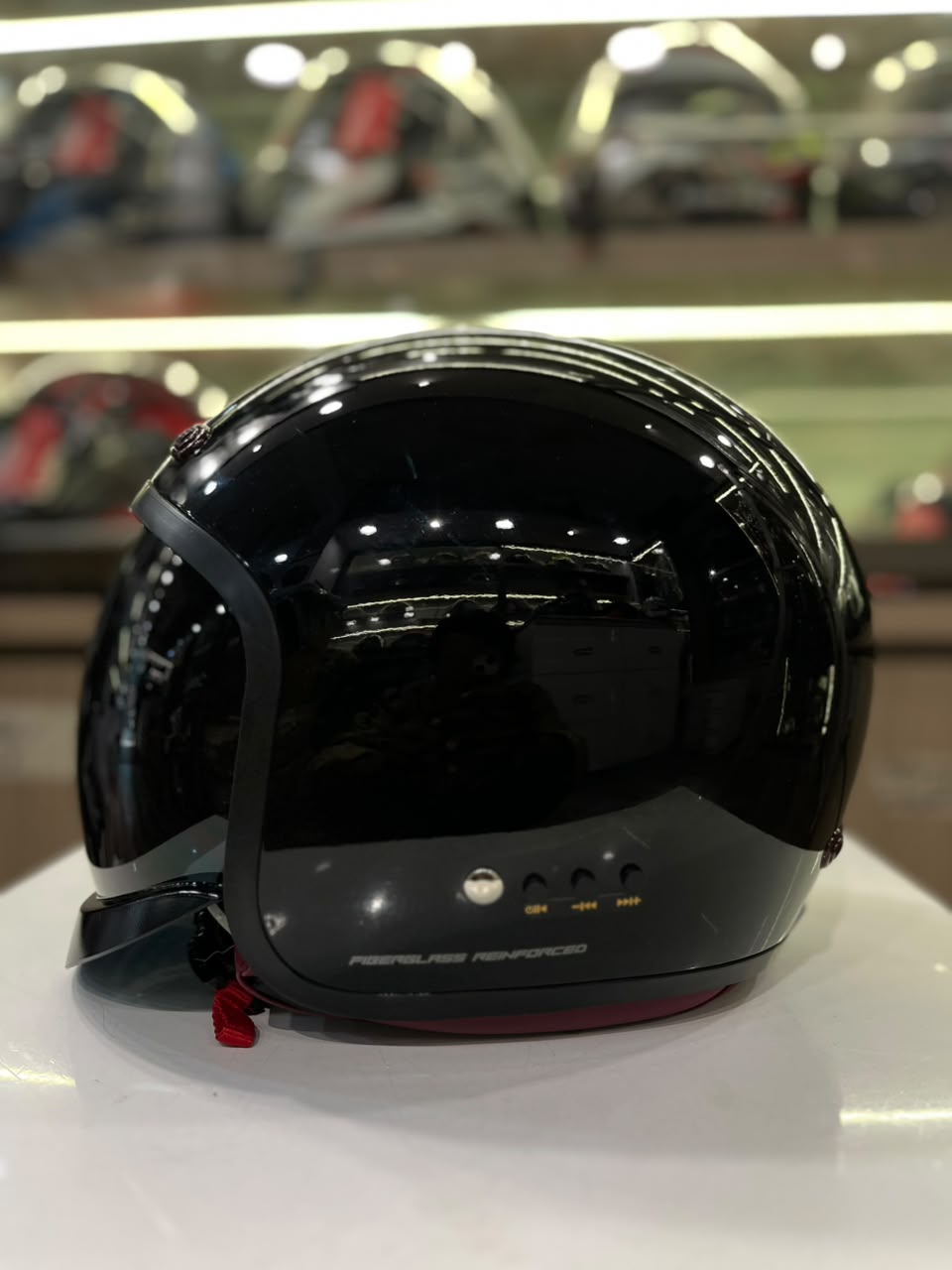 ASTRONAUT BLUETOOTH HELMET - GLOSS BLACK