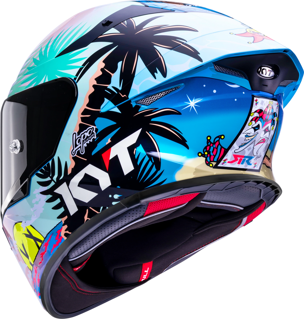KYT TT Revo Riccardo Rossi BCN Gloss Helmet