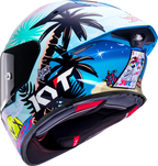 KYT TT Revo Riccardo Rossi BCN Gloss Helmet