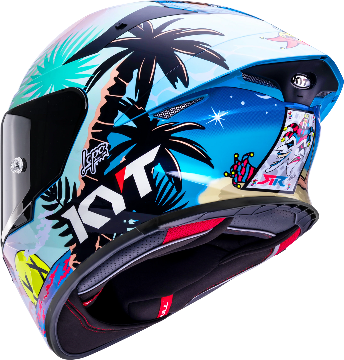 KYT TT Revo Riccardo Rossi BCN Gloss Helmet