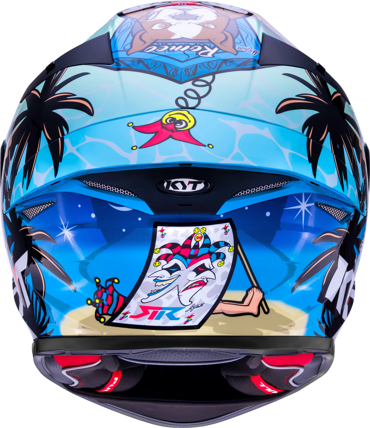 KYT TT Revo Riccardo Rossi BCN Gloss Helmet