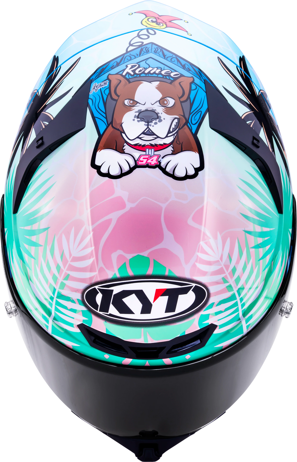 KYT TT Revo Riccardo Rossi BCN Gloss Helmet