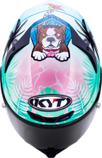 KYT TT Revo Riccardo Rossi BCN Gloss Helmet