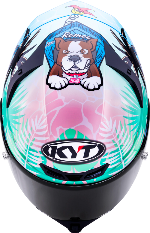 KYT TT Revo Riccardo Rossi BCN Gloss Helmet